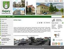 Tablet Screenshot of gajary.sk